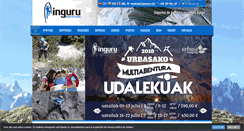 Desktop Screenshot of inguruabentura.com