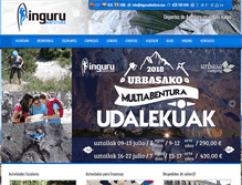 Tablet Screenshot of inguruabentura.com